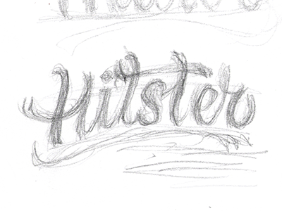 Hitster™ / WIP brand brush brush style fuentoovehuna lettering logo logotype sketch type work in progress