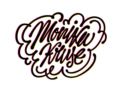 Monika Kruse | logo fuentoovehuna lettering logo type