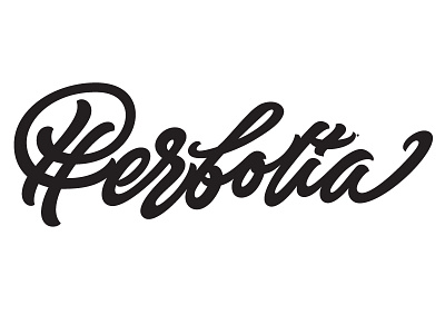 Herbolia / Logo2 brand brush fuentoovehuna lettering logo logo for app script type typography