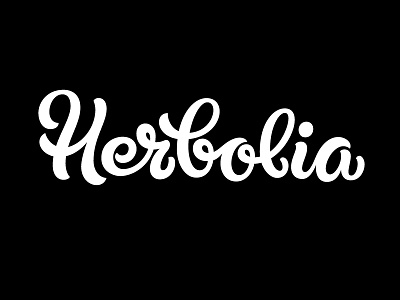 Herbolia / Logo_2 brand brush fuentoovehuna lettering logo logo for app logotype type