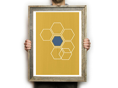 Hex Design hex hexagon pattern poster shape