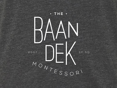 Baan Dek Montessori T-shirt