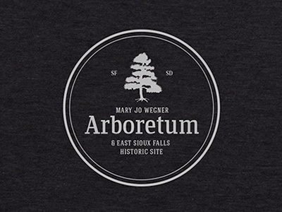 Mary Jo Wegner Arboretum park tshirt