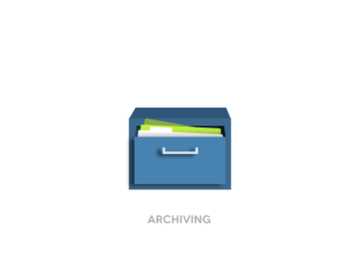 Archiving Icon archives archiving icon illustration