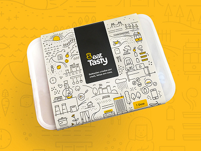 New Packaging for EatTasty cooks deliver drivers eat eattasty food lisbon love ready