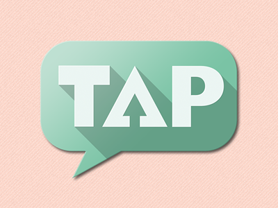 Tap Logo advocacy bubble logo speech tap transition