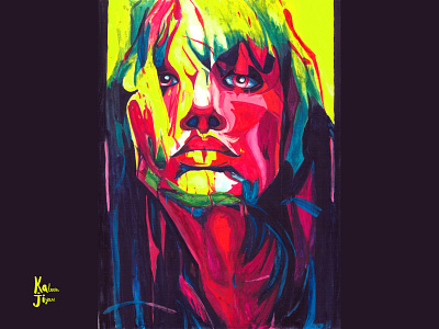 Replica of the painting by Francoise Nielly