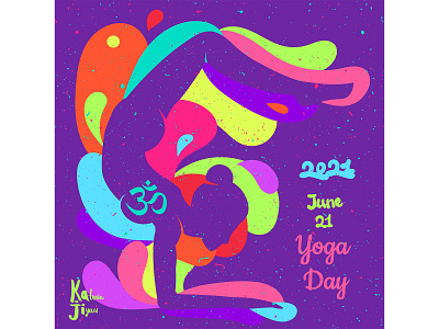 Yoga day poster spirituality
