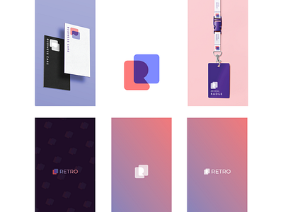 Retro Brand concept adobe app app design branding clean design graphic design illustration logo ui ux