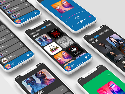 MUSIC PLAYER APP DESIGN adobe app app design clean colors design music music player responsive ui ui ux uidesign webdesign xd