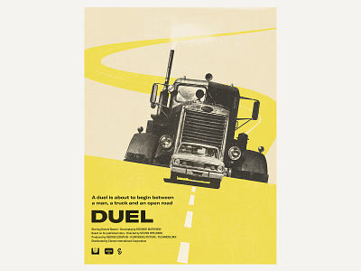 Steven Spielberg's Duel poster design poster poster art