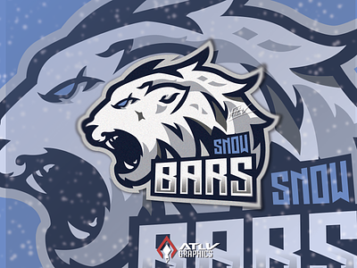Snow Bars esport | mascot logo branding design esport esport logo gaming illustration logo mascot mascotlogo vector