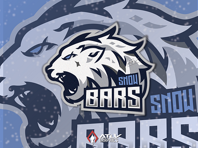 Snow Bars esport | mascot logo