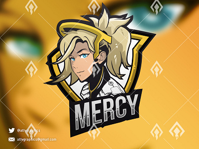 Mercy Mascot Esport Logo