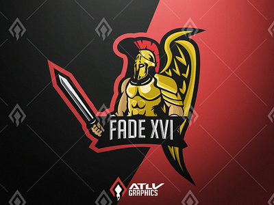 Gladiator Mascot Esport Team Logo