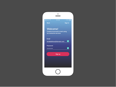 UI001 - Sign Up signup uidaily uidesign