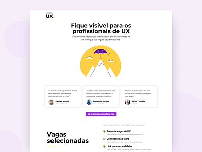 Post and highlight a UX job
