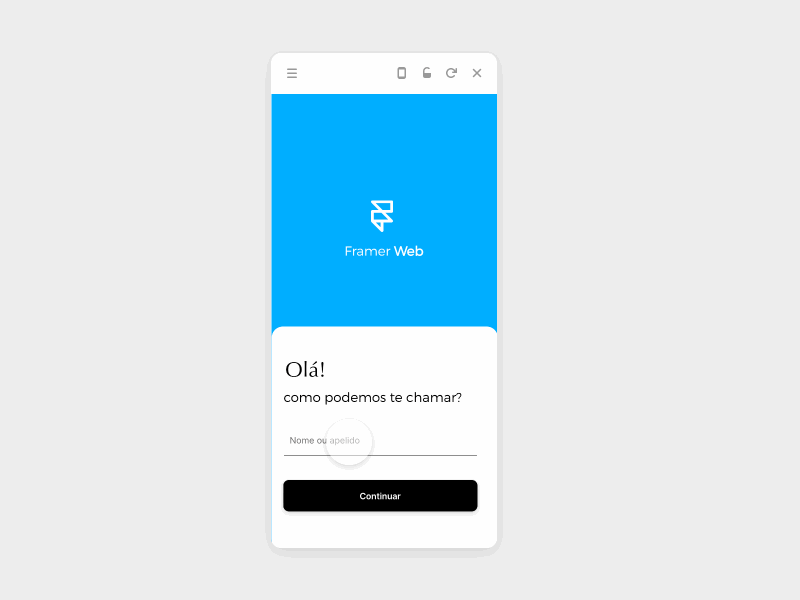 Playing with framer web