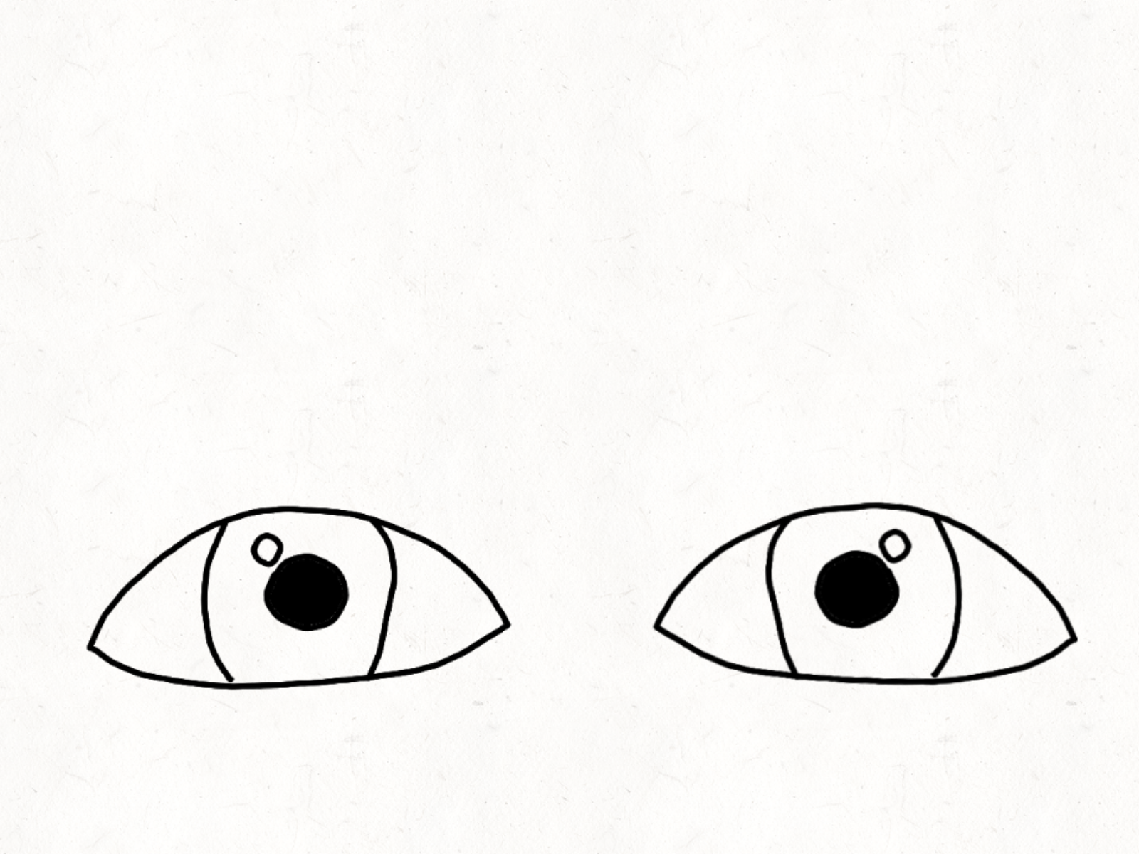 The universe in the head animation eyes flipaclip frame by frame hand drawn illustration universe