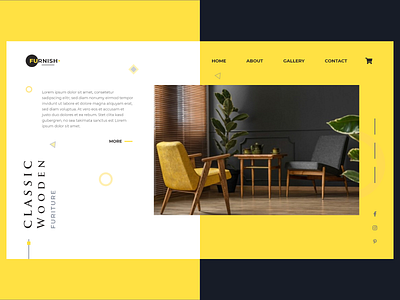 Furniture & Sofa Web 👏 branding decore design figma home home decore ui uidesign uiux ux uxdesign web design xd