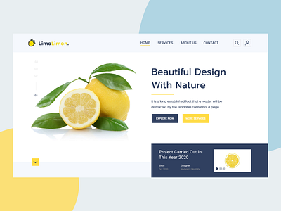 Web UI Design Adobe XD | Landing Page Design ✨🎉😍 creative design figma landing page limon ui uidesign uiux ux uxdesign web design xd