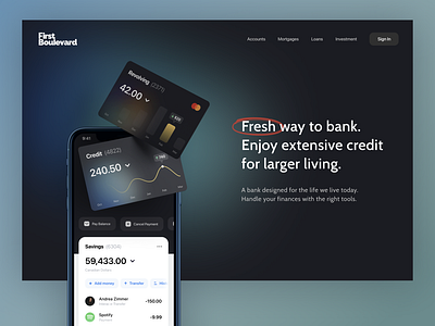 Banking Landing Page