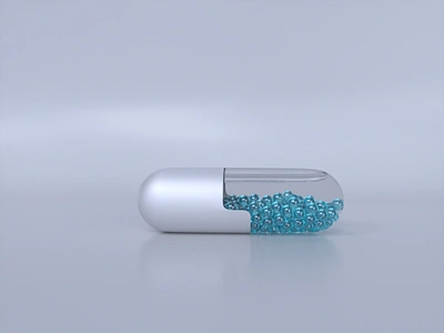 Capsule Lighting test for product shot 3d cinema 4d design marketing marketing site maxon3d product design ui ux web