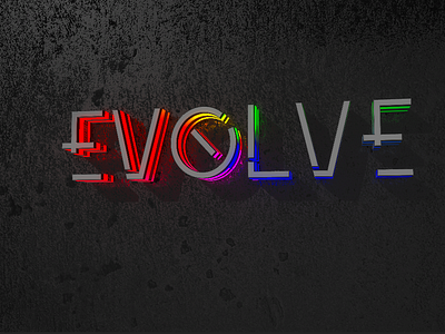 Evolve 3d Logo 3d 3d animation 3d art after effects animated logo branding design glow logo logo ui ux