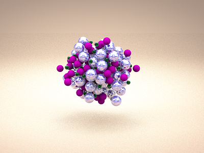 Playing with bubbles and Cinema 4d