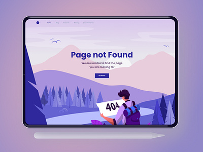 Day 008 of 100 daily ui challenge - Error page Design