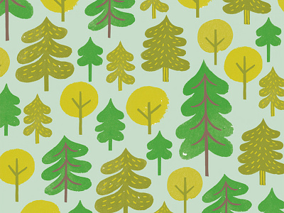 Tree Pattern illustration pattern trees
