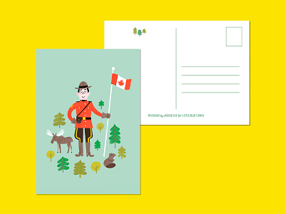 Mountie Postcard