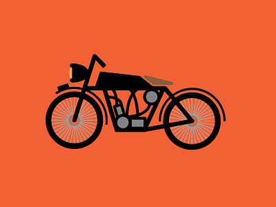 Janus Motorcycle icon illustration janus moped motorcycle vector