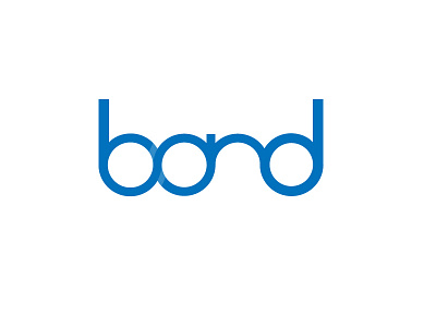 Bond brand concept connect identity infinity logo