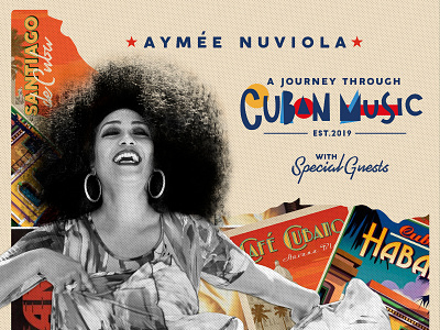 Aymee Nuviola_ A Journey Through Cuban Music cover design design music cover musician