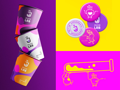 Juice Lab Packaging branding fruit graphic design illustration juice lab logo packaging visual identity
