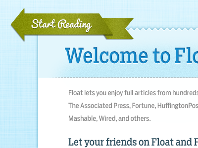 Float iPad Onboarding app arrow float ios ipad mobile onboarding texture ui