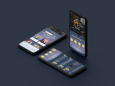 Classical Vibes Music App abstract app app design application browse cards dark ui fluid gradiant icons mobile music paywall premium profile tab bar type typography ui ui design