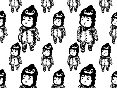 Baby penguin pattern