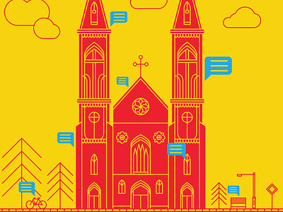 Ebook Cover church ebook icons illustration