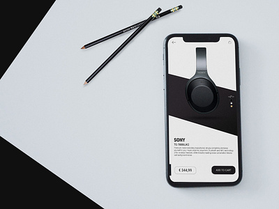 Headphone app design animation app brand branding clean design flat icon illustration illustrator ios layout minimal mobile typography ui ux vector webdesign website