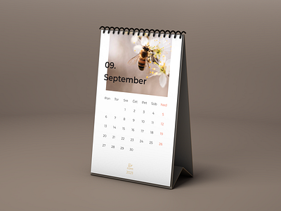 Bee Calendar bee brand identity branding calendar design