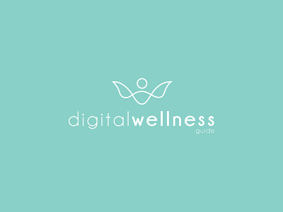 Digital Wellness logo brand identity branding design identity illustration logo logo design vector