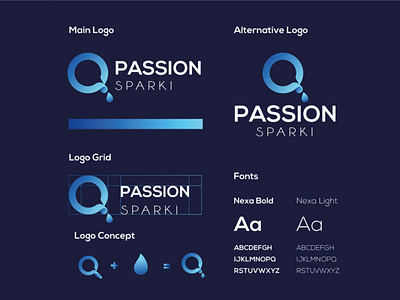 Passion Logo brand identity branding design identity illustration logo logo design vector