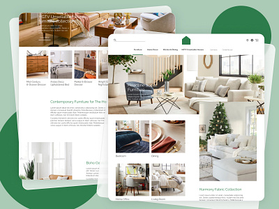 Home Decor / Interior Design E-commerce design ecommerce home decor interior design minimal ui ux web web design web designer