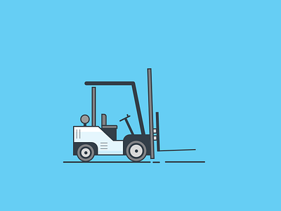 Forklift Illustration