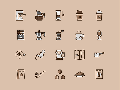 Coffee Shop Icon Set