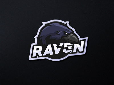 Raven Mascot Logo branding esport logo esportlogo gaming ilustration mascot mascot design mascot logo mascotlogo raven ravendesigns sport logo