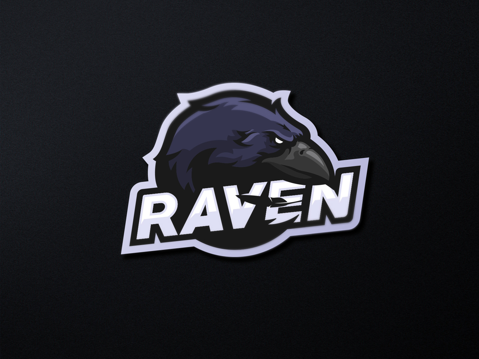 Raven Mascot Logo
