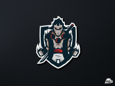 Warrior Mascot Logo